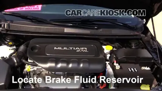 2015 Chrysler 200 Limited 2.4L 4 Cyl. Sedan (4 Door) Brake Fluid Check Fluid Level